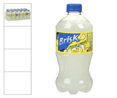 Thomas J Lipton Drink Lemonade Brisk 591 ML/20 ounces (24/Case)