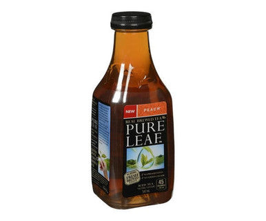 Thomas J Lipton Drink Tea Pure Leaf Peach 547 ML/18 ounces (12/Case)