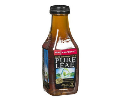 Thomas J Lipton Drink Tea Pure Leaf Raspberry 547 ML/18.5 ounces (12/Case)
