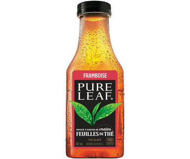 Thomas J Lipton Drink Tea Pure Leaf Raspberry 547 ML/18.5 ounces (12/Case)