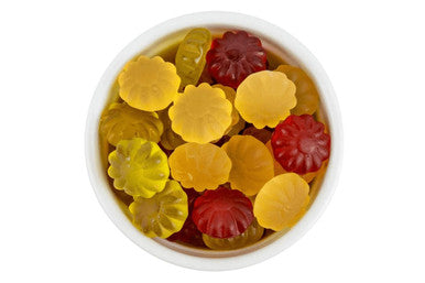 Vegan Fruity Flower Gummies Bulk Food Service 25 lbs/11.33 kgs