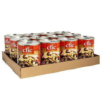 Clic Salad Bar Mixed Beans, 12 x 540 mL - Wholesome and Flavorful Bean Medley