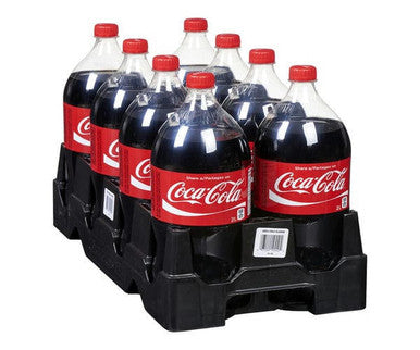 Coca-Cola Classic Soda, 2 L/67 ounces, 8-Pack - Refreshingly Cola