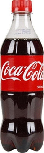 Coca Cola Coke Soft Drink, Classic Polyethylene | 500ML/Unit, 24 Units/Case