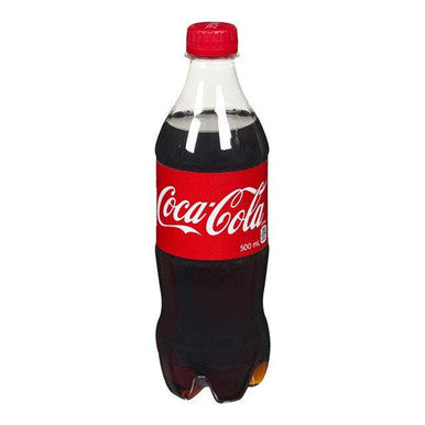 Coca Cola Coke Soft Drink, Classic Polyethylene | 500ML/Unit, 24 Units/Case