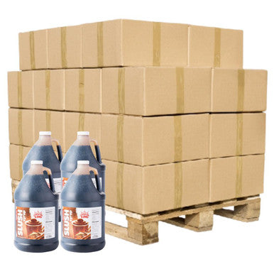 Concession Stand Cola Slushy Syrup 5:1 Bulk Food Service Concentrate | 1 Gallon | 4/Case | 48 Cases Per Pallet (192 Bottles)