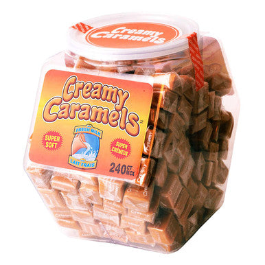 Creamy Caramels Candy - 240 Pieces Ã— 6.7g - Indulgent Sweet Morsels