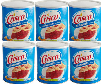 Crisco 48 oz. Regular All Vegetable Shortening - 6/Case