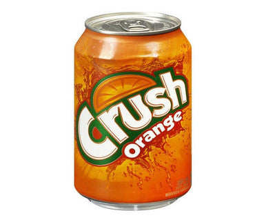 Crush Soda Orange 355 ML/12 ounces (12/Case) Brilliant Burst of Orange Flavor