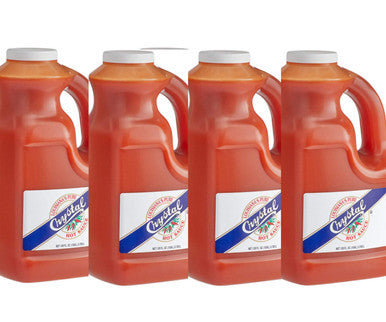 Crystal Hot Sauce Bulk Food Service 1 Gallon/3.78L- 4/Case (PALLET 60 CT)