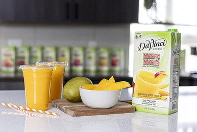 DaVinci Gourmet 64 fl. oz. Elevate Mango Mania Real Fruit Smoothie Mix (6/Case)