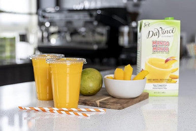 DaVinci Gourmet 64 fl. oz. Elevate Mango Mania Real Fruit Smoothie Mix (6/Case)