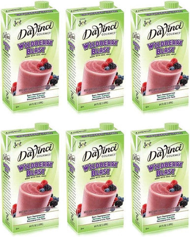 DaVinci Gourmet 64 fl. oz. Wildberry Blast Real Fruit Smoothie Mix (6/Case)