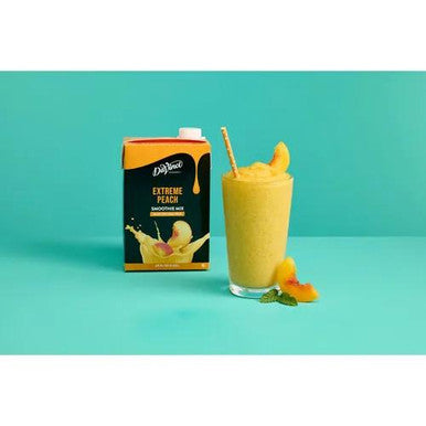 DaVinci Gourmet Extreme Peach Real Fruit Smoothie Mix - 48 fl. oz./3 lbs - 6/Case