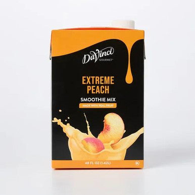 DaVinci Gourmet Extreme Peach Real Fruit Smoothie Mix - 48 fl. oz./3 lbs - 6/Case