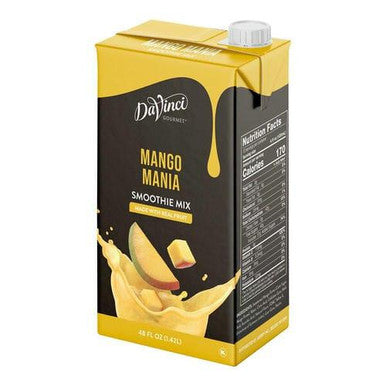 DaVinci Gourmet Mango Mania Real Fruit Smoothie Mix - 48 fl. oz./3 lbs - 6/Case