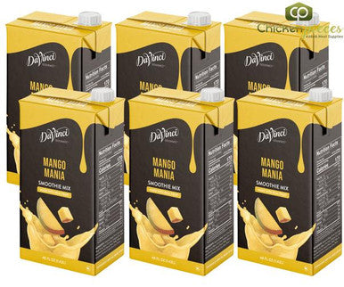 DaVinci Gourmet Mango Mania Real Fruit Smoothie Mix - 48 fl. oz./3 lbs - 6/Case