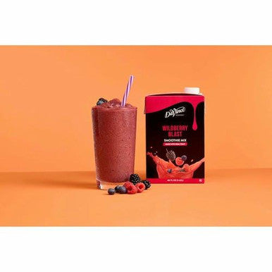 DaVinci Gourmet Wildberry Blast Real Fruit Smoothie Mix - 48 fl. oz. - (6/Case), No Preservatives