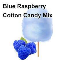 Great Western Great Floss Blue Raspberry Cotton Candy Concentrate Sugar - 1 lb.(12/Case)