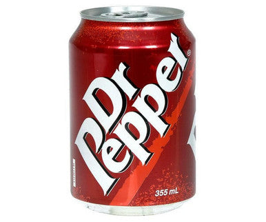 Dr Pepper Soda 355 ML /12 ounces (12/Case) Unique Blend of 23 Flavors