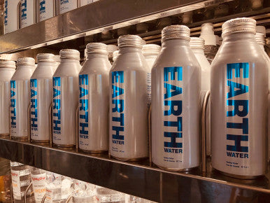 Earth Water Spring Water, Aluminium Bottle | 473ML/Unit, 24 Units/Case