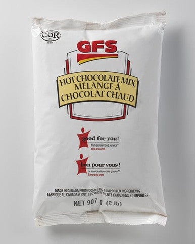 Gordon Choice GFS Hot Chocolate Drink Mix, Bulk | 907G/Unit, 12 Units/Case