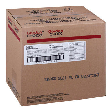 Gordon Choice GFS Smokey Barbeque Sauce | 3.78L/Unit, 2 Units/Case