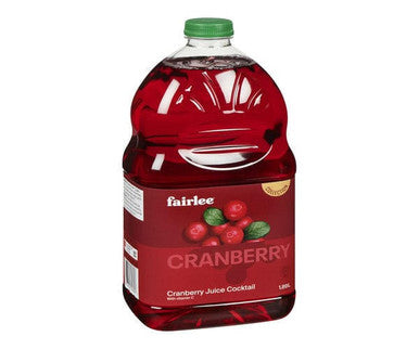 Fairlee Juices Juice Cranberry Cocktail Natural 1.89 L/63 ounces (6/Case)