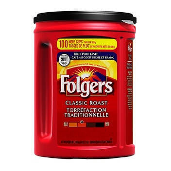 Folgers Classic Roast Ground Coffee, 1.21 kg (6/Case)