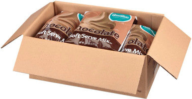 Frostline Chocolate Soft Serve Ice Cream Mix Lactose Free 6 lbs Bulk (6/CASE)