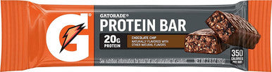 Gatorade Whey Protein Bar | Chocolate Chip| 12 x 80g | 20g Protein for Athletic Recovery