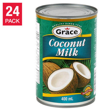 Grace Coconut Milk - 24 Ã— 400mL | Creamy Tropical Delight for Culinary Adventures