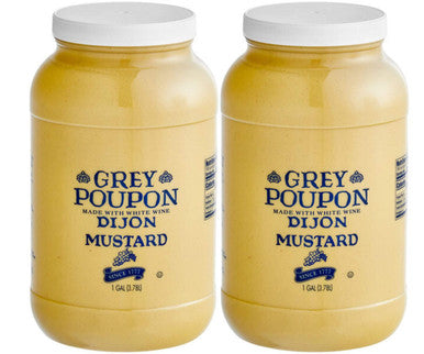 Grey Poupon Dijon Mustard 1 Gallon Bulk Food Service - 2/Case