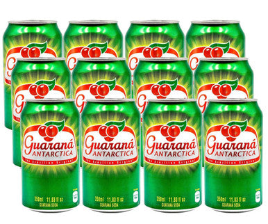 GuaranÃ¡ Antarctica Soda 12 oz (12-Case) - Brazil's Authentic GuaranÃ¡-Flavored Soft Drink