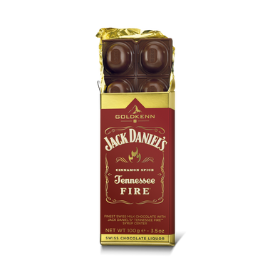 Jack Daniel's Fire Goldkenn Chocolate Bar