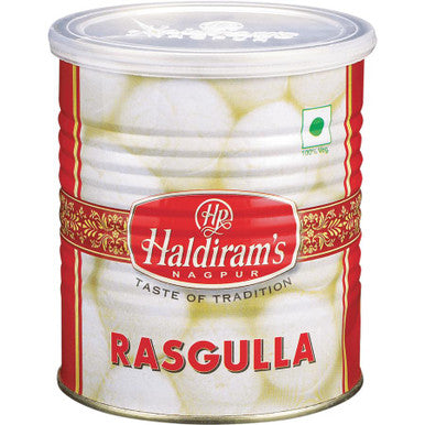 HALDIRAM Indian Sweets Rasgulla 1 kg/2.2lbs (6/case)