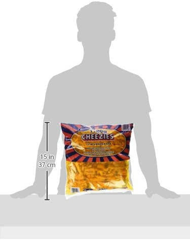 Hawkins Cheezies Corn Snacks 1120 Grams/39.5 Oz - 7x160 g Bags (8/Case)