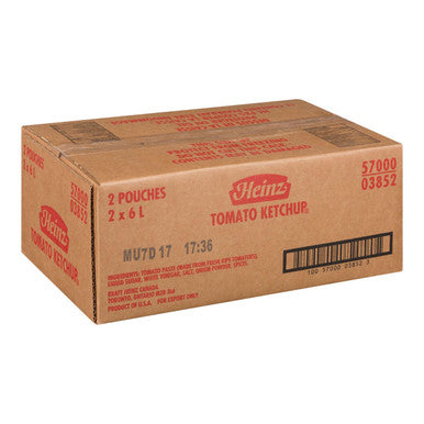 Heinz Ketchup Cryovac Bulk Food Service | 6L/Unit, 2 Units/Case (Pallet 80 ct)