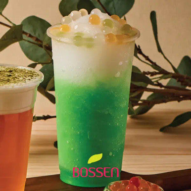 Bossen Honeydew Bubble Tea Concentrated Syrup 64 fl. oz. (1.89 L) - Real Juice(6/Case)