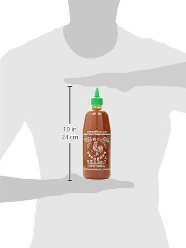 Huy Fong Hot Sriracha Chili Sauce | 739ML/ 28oz (3 Pack)