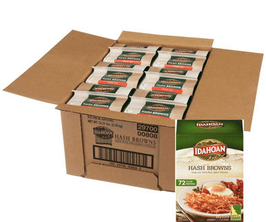 Idahoan Fresh Cut Hash Browns Potatoes, 2.12 lbs (6/Case)