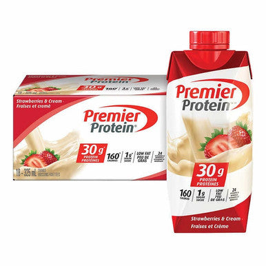 Premier Protein High-protein Strawberry Shake 325 mL, 18-count