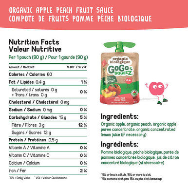GoGo SQUEEZ Organic Fruit Sauce Variety Pack - 24 Pouches, 90g Each - Wholesome On-the-Go Snacking