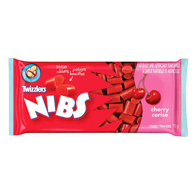 Twizzlers Cherry Nibs, 75g (2.6 oz), Pack of 24 - Irresistibly Delicious Cherry Flavor in Convenient Portions