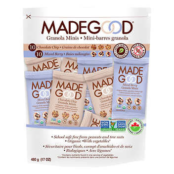 MadeGood Granola Minis - 20 Packs, 24g Each - Wholesome Snacking Delight