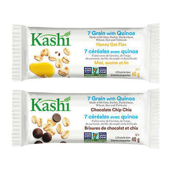 Kashi Seven Grain with Quinoa Bars - 40 Bars in Each Pack - Nutrient-Rich Snacking Choice