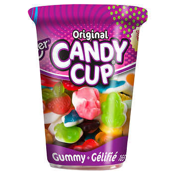 Huer Candy Cup Gummies 6 Ã— 165 g (5.8 oz.) - Assorted Gummy Candy Delights in Convenient Cups