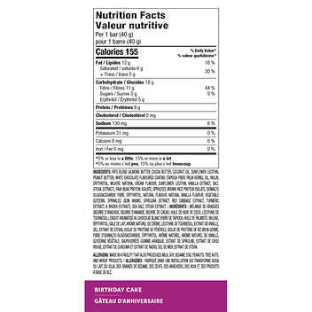 No Sugar Keto Bar Birthday Cake 2-Pack - Sugar-Free Indulgence for Your Celebrations