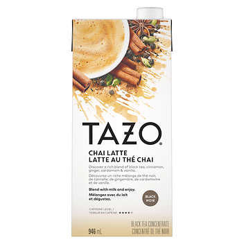 Tazo Chai Latte 1:1 Concentrate 946ml/32 fl oz- 3 Pack