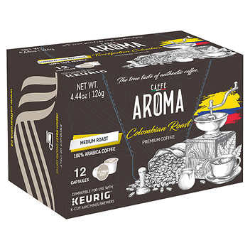 Caffe Aroma Colombian Roast Coffee Capsules - 144